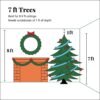 7' King Noble Fir Tree Unlit - OPEN BOX - FINAL SALE