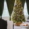 12' King Fraser Fir Artificial Christmas Tree with 2300 Warm White & Multi-Color LED Lights
