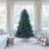 9' Tribeca Spruce Blue Artificial Christmas Tree with 900 Warm White LED Lights