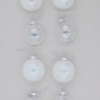 Bubbles Glass Ornament Set (8 Pack)