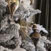 Christmas Chic 15-Piece Glass Ornament Set (Forest-Brown, Gold)