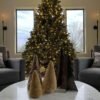 10' Cypress Spruce Artificial Christmas Tree with 2300 Warm White & Multi-Color LED Lights