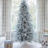 8' Queen Flock® Slim Artificial Christmas Tree Unlit - FINAL SALE