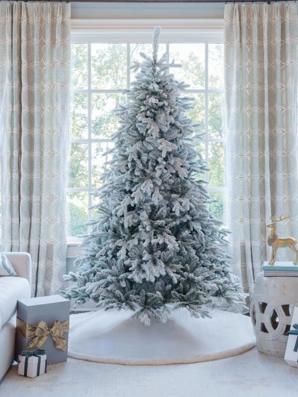 7.5' Queen Flock® Tree with Warm White LED Lights - OPEN BOX - FINAL SALE