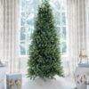 10' Royal Fir Slim Artificial Christmas Tree with 1100 Warm White & Multi-Color LED Lights