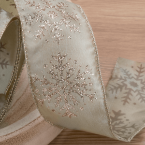 Forest Snowflake Ribbon (10 Yards)