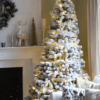 10' Prince Flock® Artificial Christmas Tree with 750 Warm White LED Lights