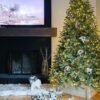 6.5' King Fraser Fir Artificial Christmas Tree with 750 Warm White LED Lights