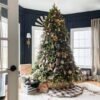 6.5' King Fraser Fir Artificial Christmas Tree with 750 Warm White LED Lights