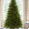 6.5' King Fraser Fir Artificial Christmas Tree with 750 Warm White LED Lights