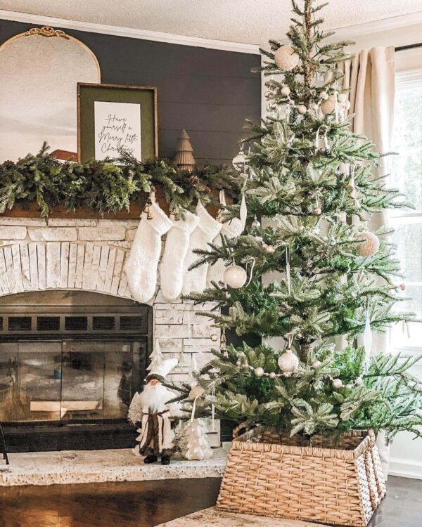8' King Noble Fir Artificial Christmas Tree Unlit