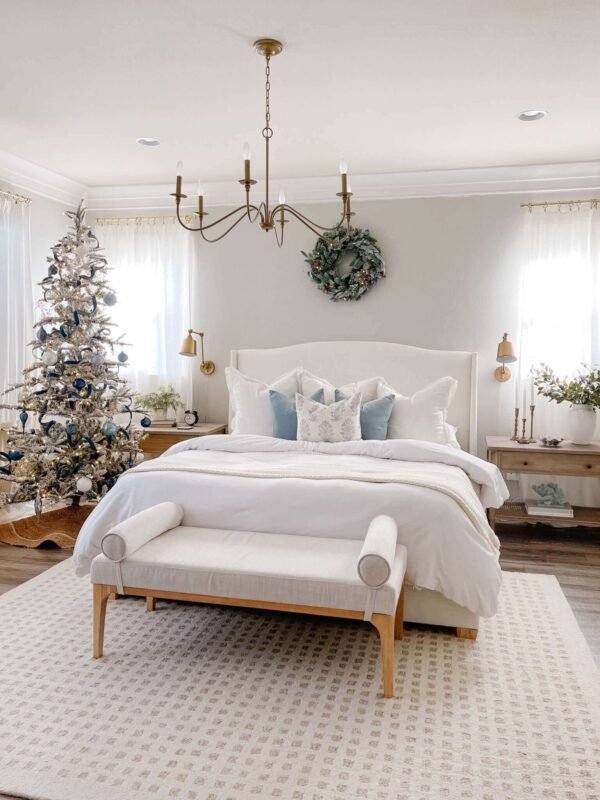 7' King Noble Flock Tree Unlit - OPEN BOX - FINAL SALE