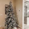 7' King Noble Flock Tree Unlit - OPEN BOX - FINAL SALE