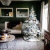 7' King Noble Flock Tree Unlit - OPEN BOX - FINAL SALE
