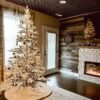 7' King Noble Flock Tree Unlit - OPEN BOX - FINAL SALE