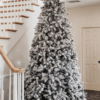 8' King Flock® Tree Unlit - OPEN BOX - FINAL SALE