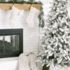 8' King Flock® Tree Unlit - OPEN BOX - FINAL SALE