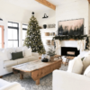 6.5' King Fraser Fir Artificial Christmas Tree with 750 Warm White LED Lights