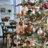 Natural 30-Piece Glass Ornament Set (Burnt-Orange, Green) Limited Edition