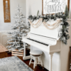 7' King Noble Flock Tree Unlit - OPEN BOX - FINAL SALE