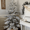 7' King Noble Flock Tree Unlit - OPEN BOX - FINAL SALE