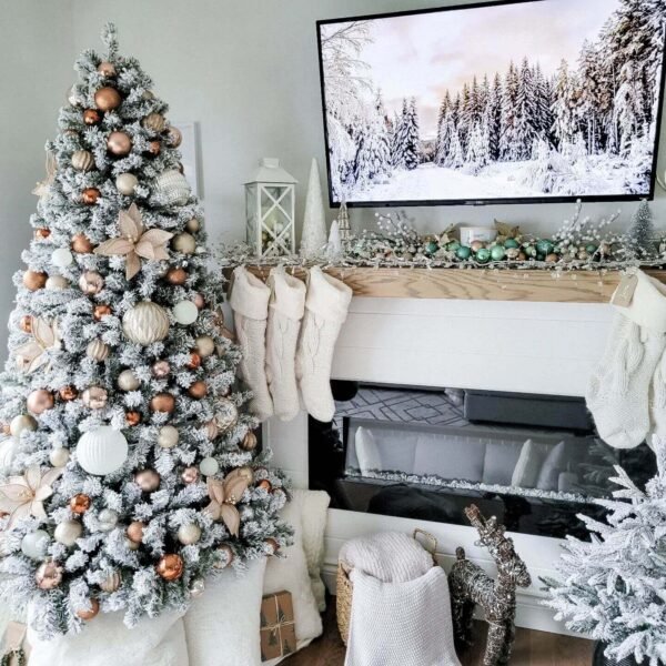 10' Prince Flock® Artificial Christmas Tree Unlit