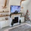 10' Prince Flock® Artificial Christmas Tree with 750 Warm White LED Lights