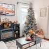10' Prince Flock® Artificial Christmas Tree with 750 Warm White LED Lights