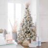 10' Prince Flock® Artificial Christmas Tree with 750 Warm White LED Lights