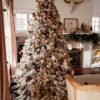 6.5' Queen Flock® Artificial Christmas Tree with 650 Warm White LED Lights
