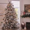 6.5' Queen Flock® Artificial Christmas Tree with 650 Warm White LED Lights