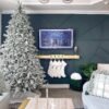 10' Queen Flock® Artificial Christmas Tree with 1300 Warm White LED Lights