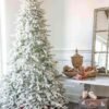 10' Queen Flock® Artificial Christmas Tree with 1300 Warm White LED Lights