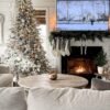 6.5' Queen Flock® Artificial Christmas Tree with 650 Warm White LED Lights