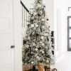 6.5' Queen Flock® Slim Artificial Christmas Tree Unlit