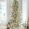 6.5' Queen Flock® Slim Artificial Christmas Tree Unlit