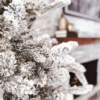 6.5' Queen Flock® Artificial Christmas Tree with 650 Warm White LED Lights