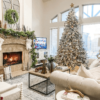 10' Queen Flock® Artificial Christmas Tree with 1300 Warm White LED Lights