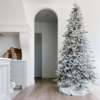 9' Queen Flock® Slim Artificial Christmas Tree With 900 Warm White LED Lights