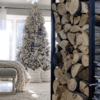 6.5' King Flock® Artificial Christmas Tree Unlit
