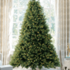 12' Royal Fir Artificial Christmas Tree with 2000 Warm White & Multi-Color LED Lights