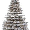 9' Rushmore Flock Artificial Christmas Tree Unlit