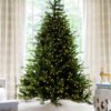 9' Scarlet Fir Artificial Christmas Tree with 1000 Warm White LED Lights