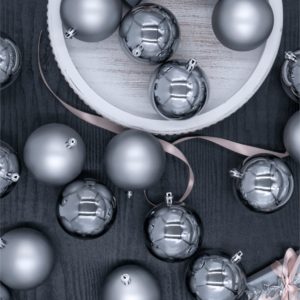 Silver Shatterproof Ornaments (48 Pack)