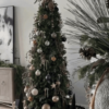 7.5' Yorkshire Fir Slim Tree with Warm White LED Lights - OPEN BOX - FINAL SALE