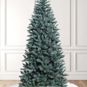 9' Tribeca Spruce Blue Slim Artificial Christmas Tree Unlit