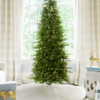 7.5' Yorkshire Fir Slim Tree with Warm White LED Lights - OPEN BOX - FINAL SALE