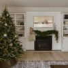 9' Scarlet Fir Artificial Christmas Tree with 1000 Warm White LED Lights