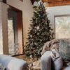 9' Alpine Fir Artificial Christmas Tree 1100 Warm White LED Lights