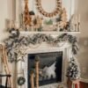 9' x 12" King Flock® Garland with LED Lights (Battery Operated)